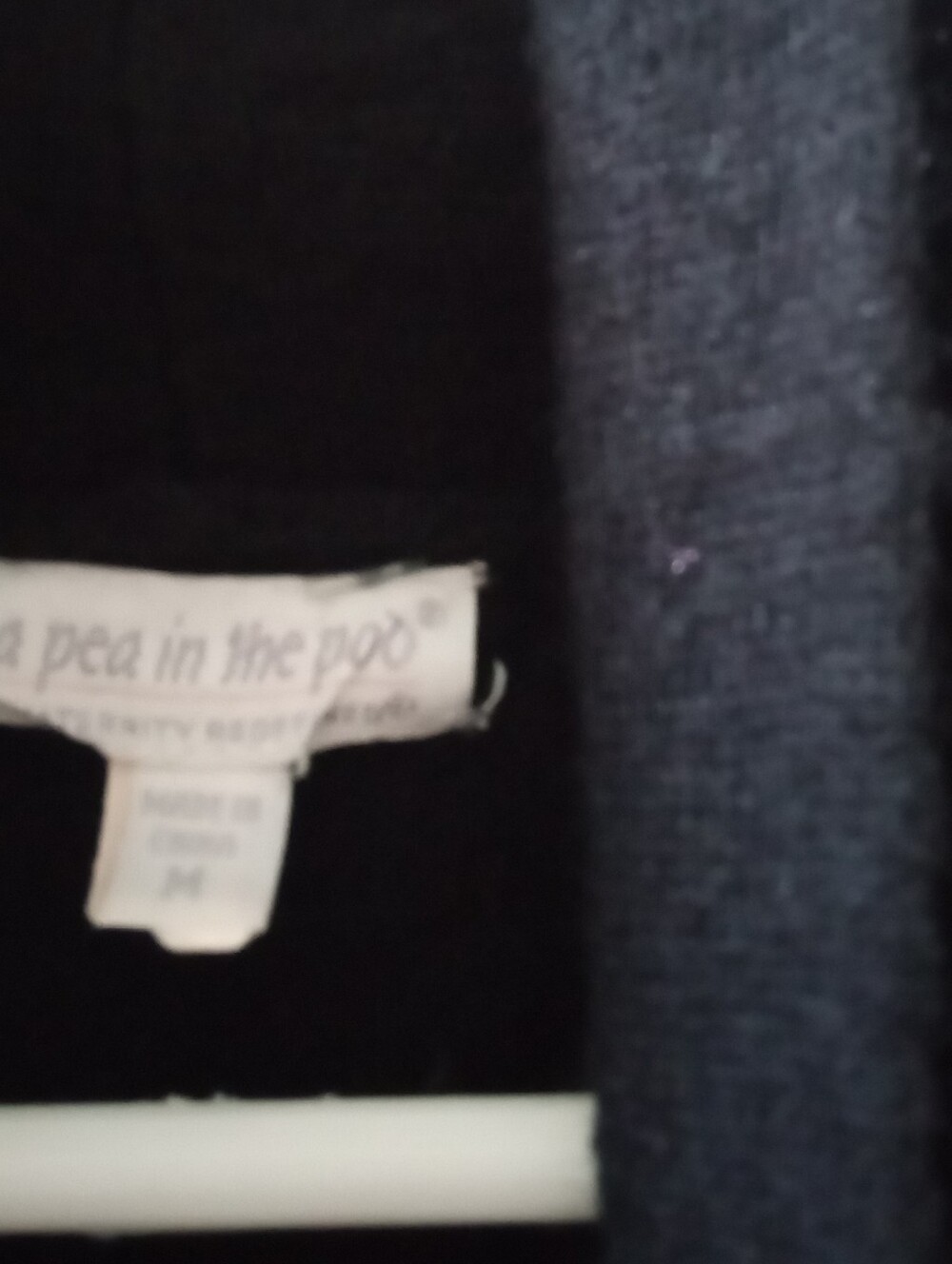A Pea in the Pod Black Open-Front  Cardigan - Picture 3 of 6